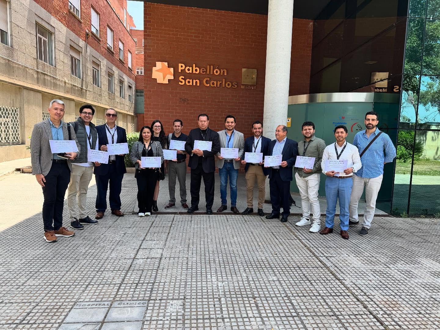 Capacitación médica internacional en Pabellón San Carlos Madrid